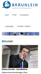 Mobile Screenshot of braeunlein-sachverstaendiger.de